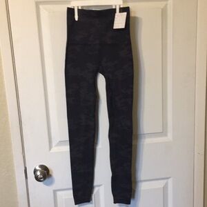 SPANX camouflaged high waist leggings color black size s p new